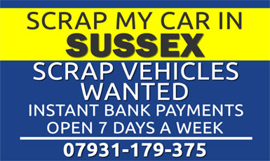 Scrap Your Car in Sussex